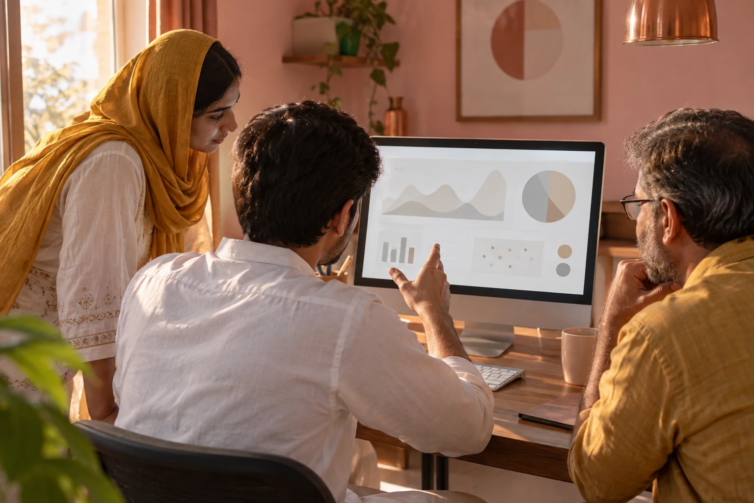 Illustrative scene for: Dashboard
