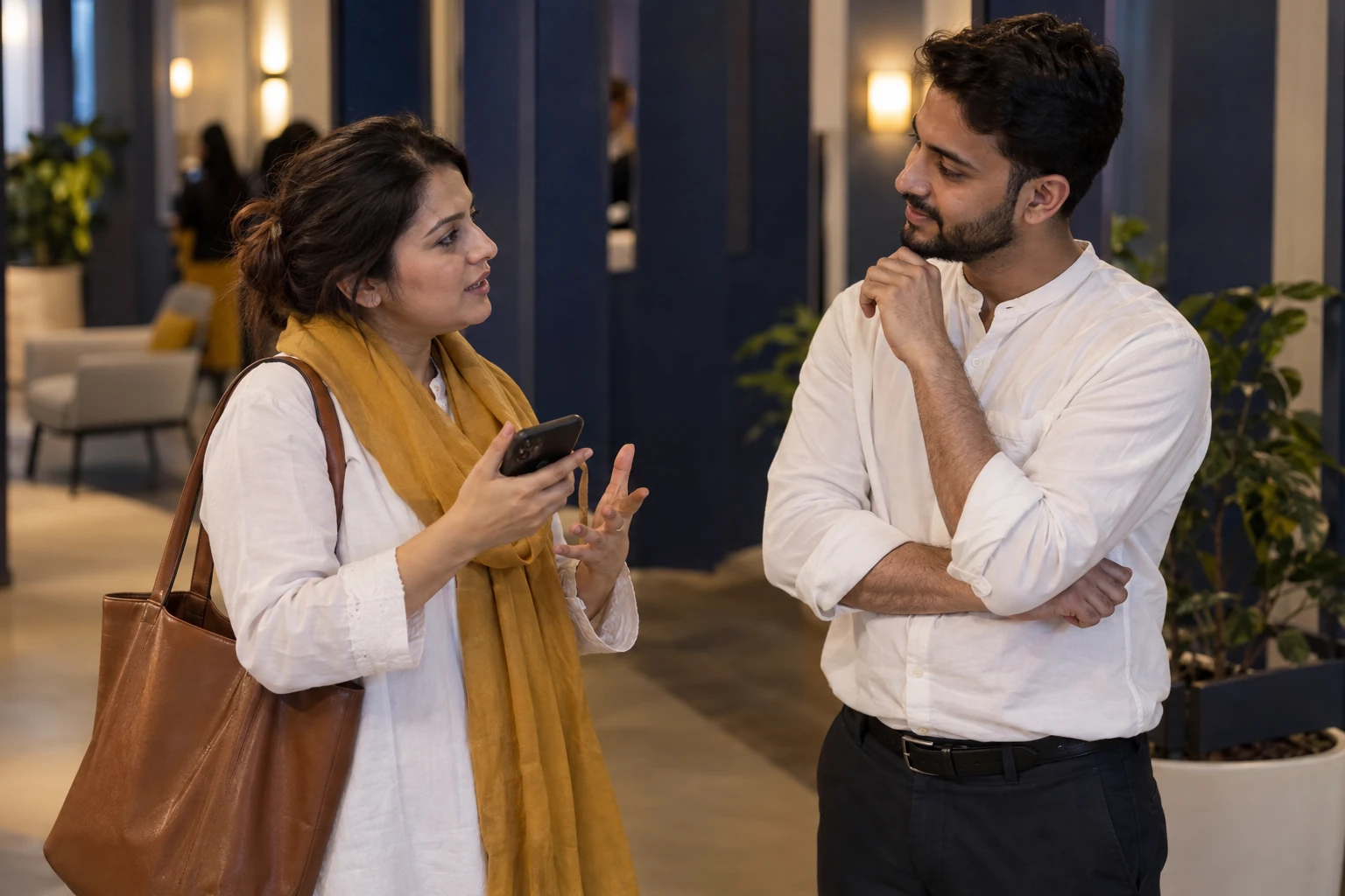 Illustrative scene for: Conversation Replays