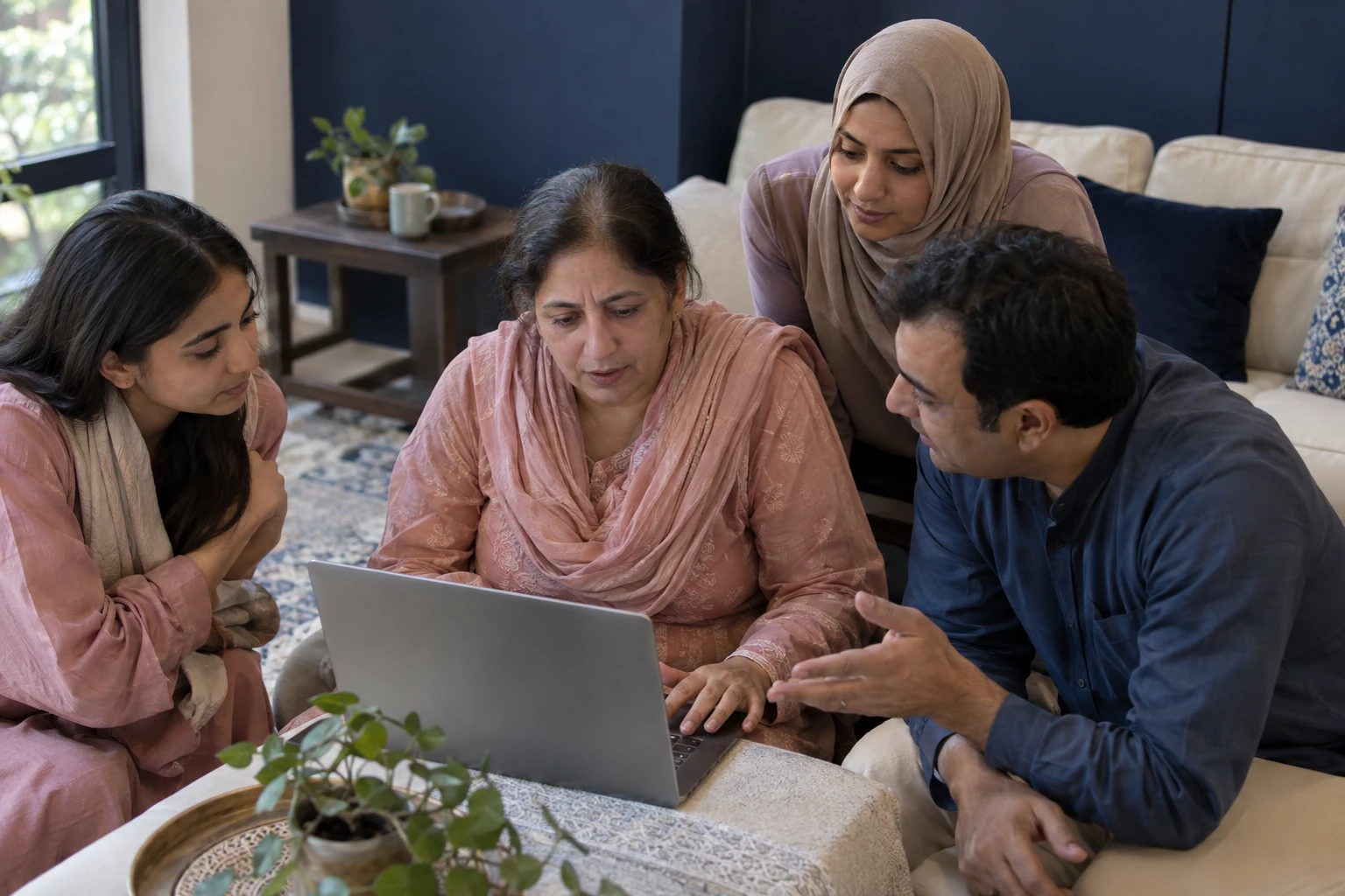Illustrative scene for: Family Hub / Guardian Support