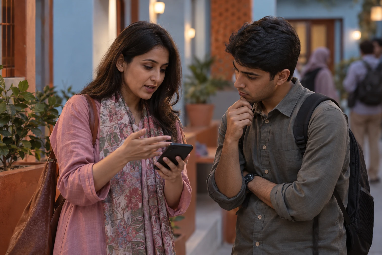 Illustrative scene for: Roshni / AI Coach