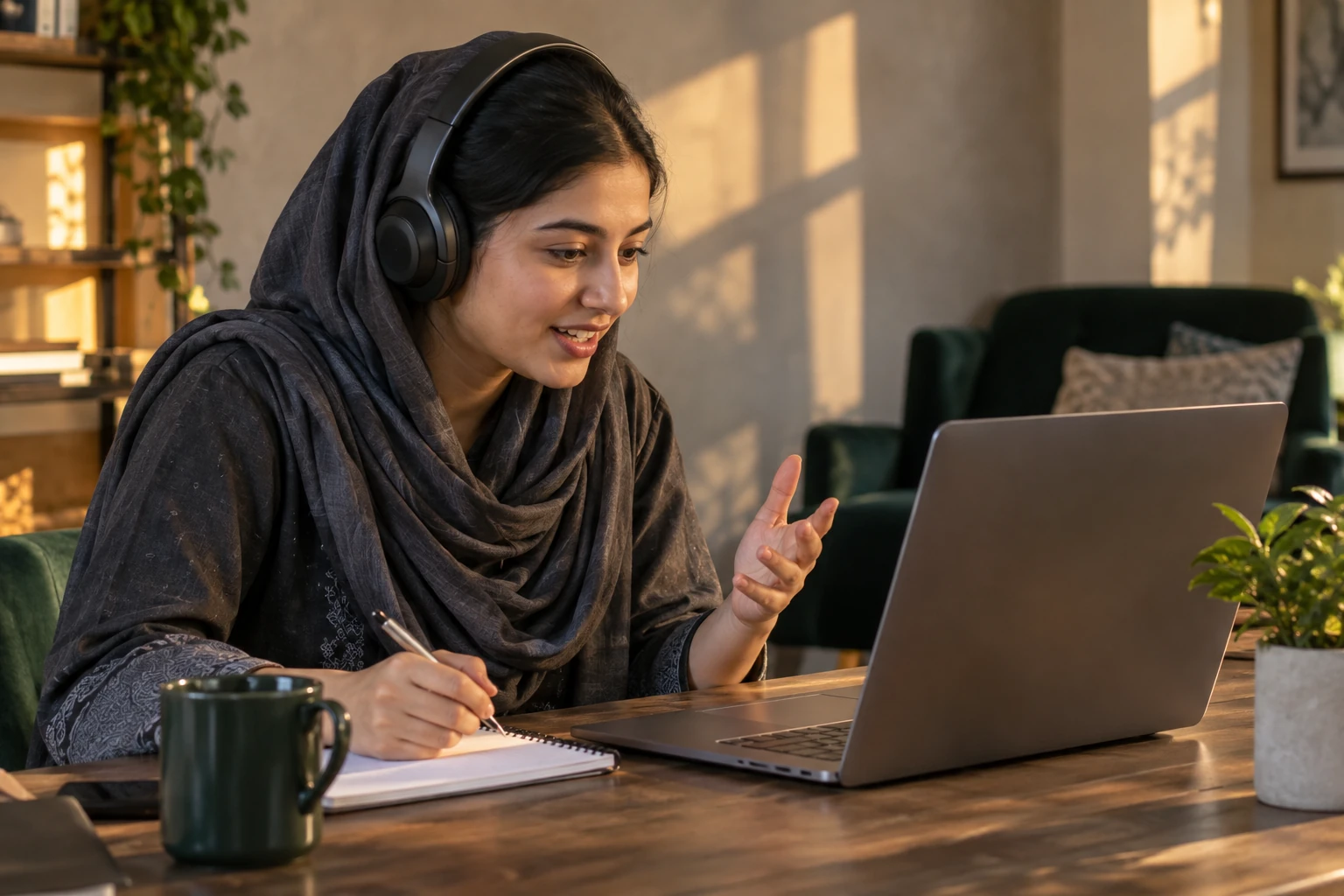 Illustrative scene for: Learning Skills — AI as Tutor