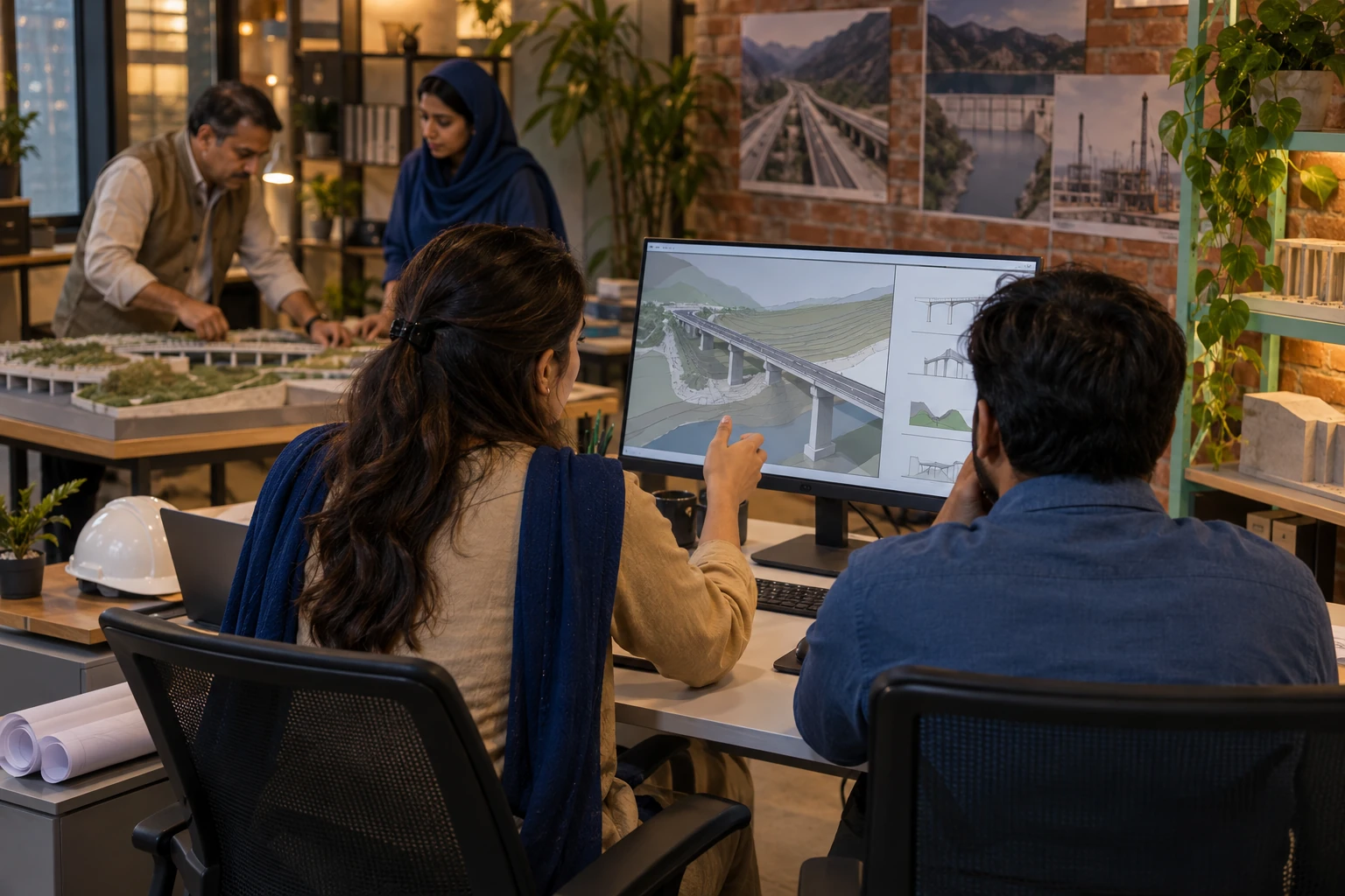 Illustrative scene for: Heavy Construction & Infrastructure