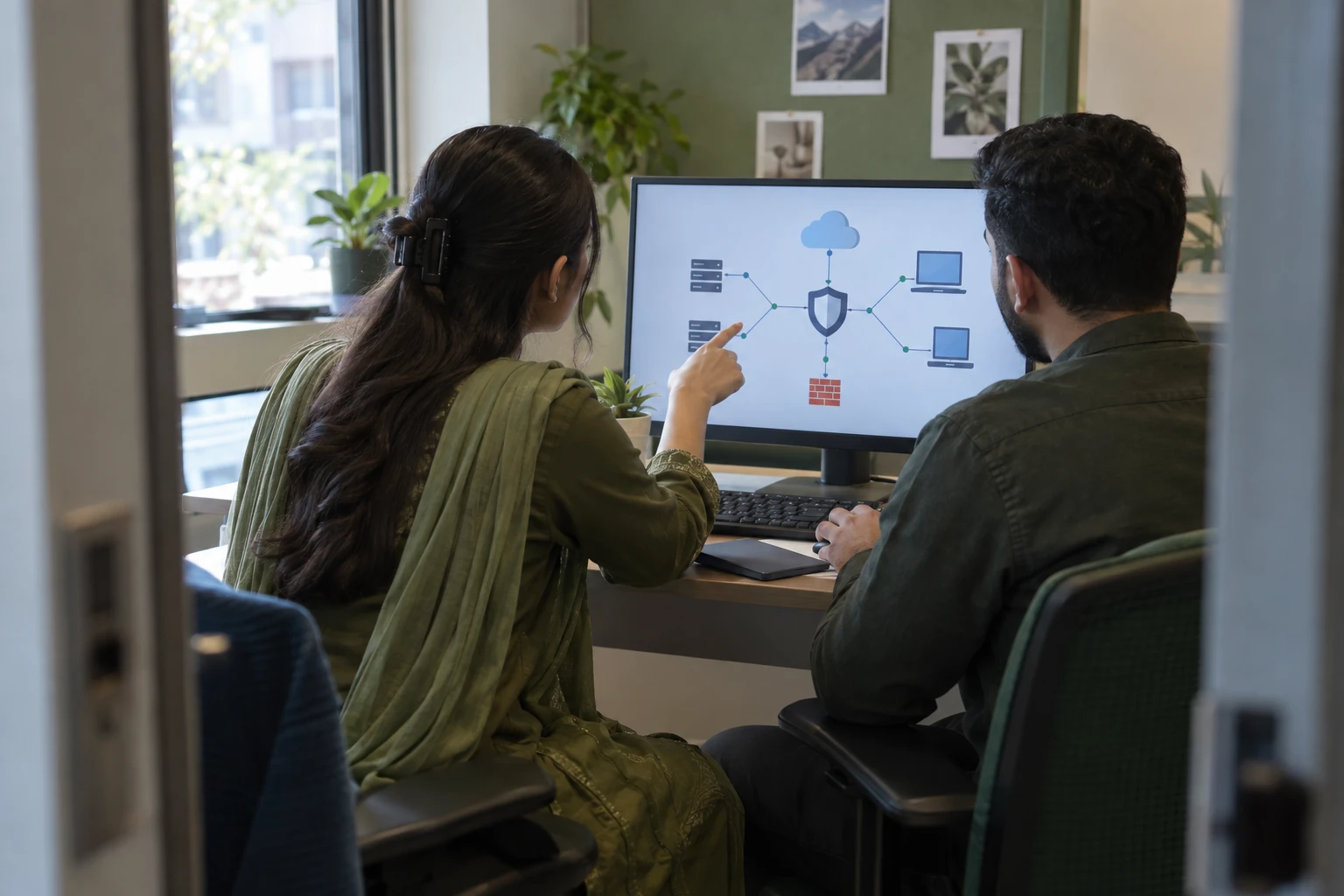 Illustrative scene for: Cybersecurity