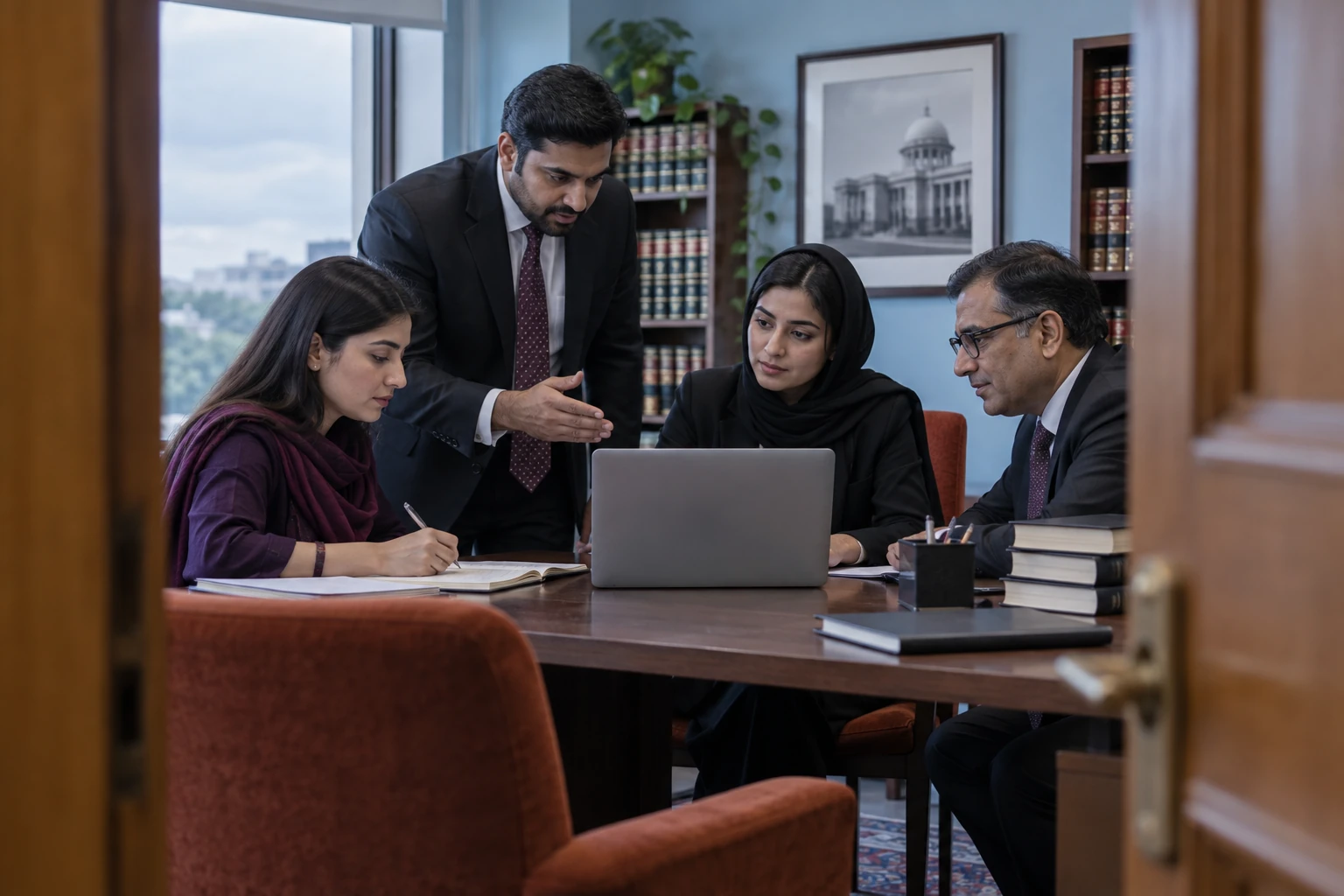 Illustrative scene for: Legal & Law Firms
