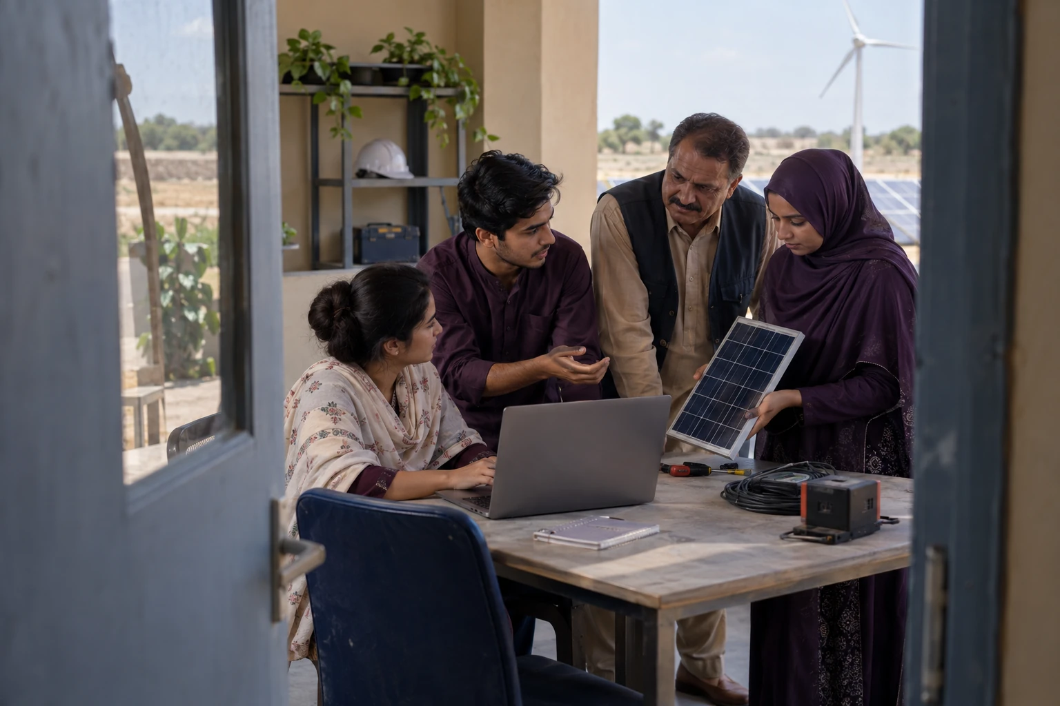 Illustrative scene for: Renewable Energy & Power