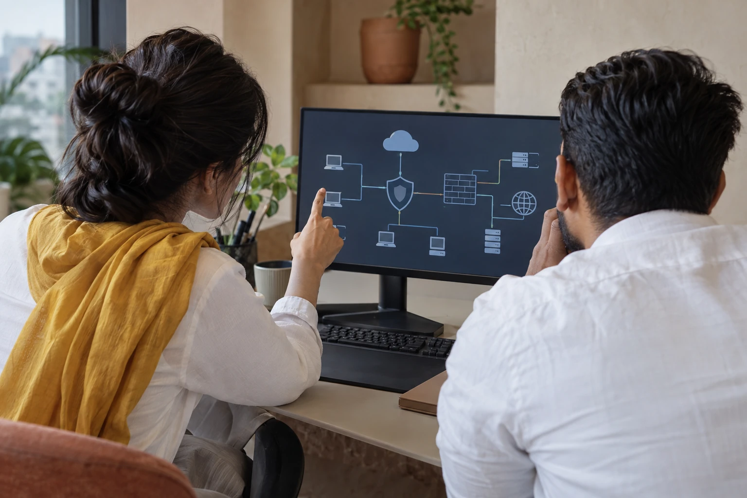 Illustrative scene for: Cyber Security