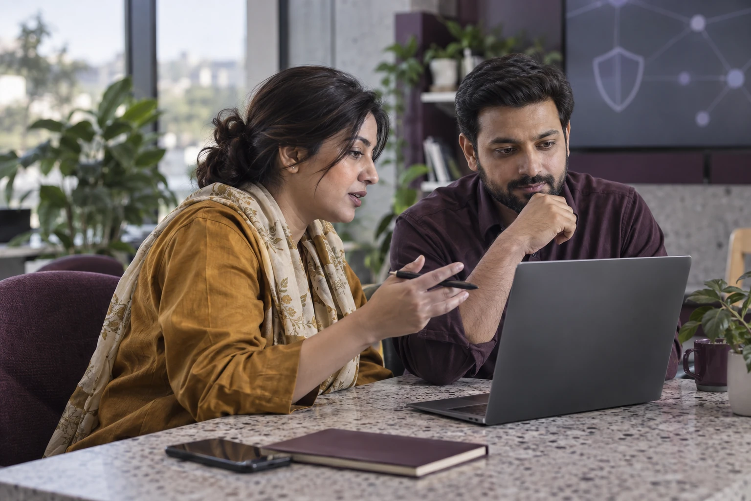 Illustrative scene for: Cybersecurity Mastery