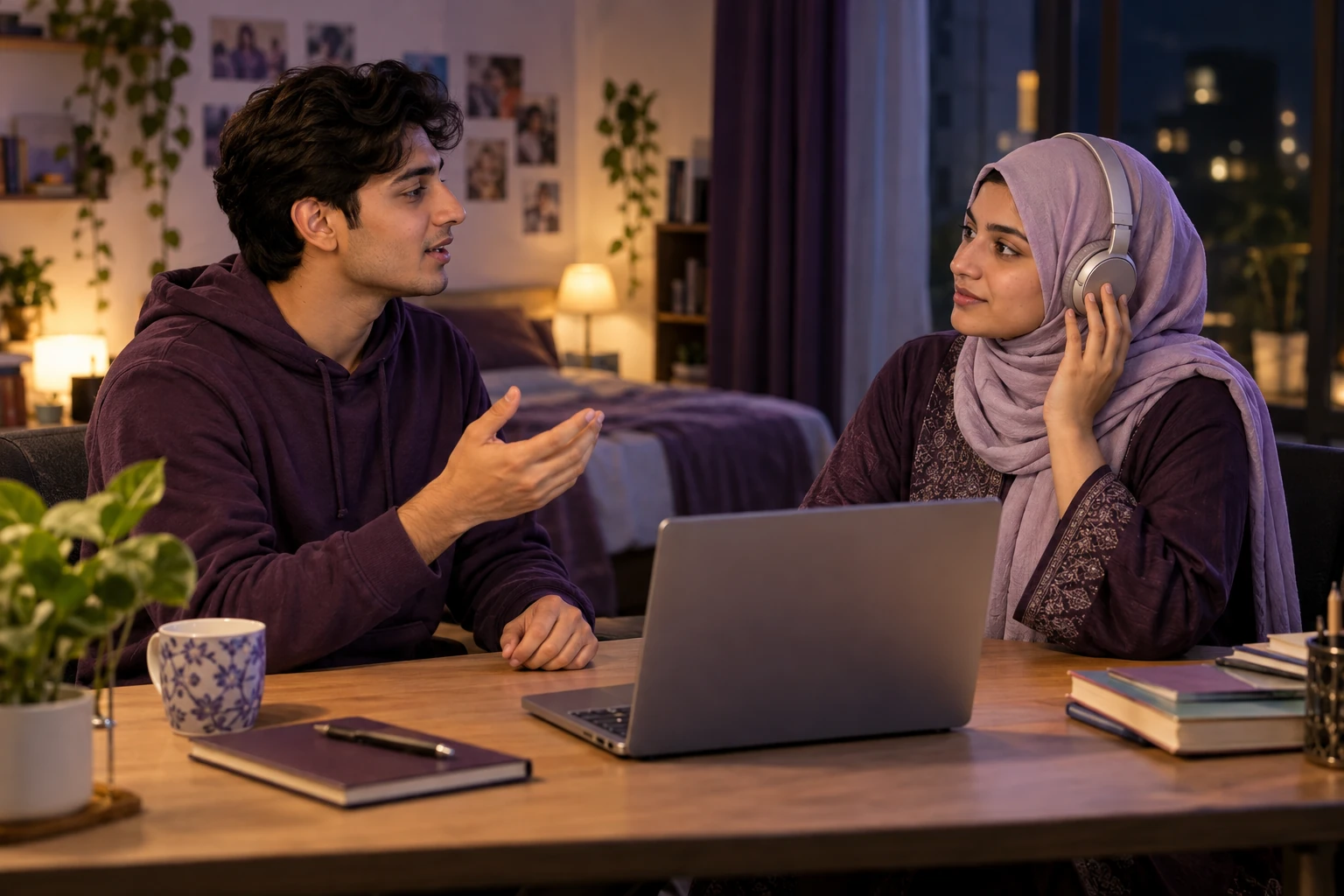 Illustrative scene for: TTS & STT — Voice AI