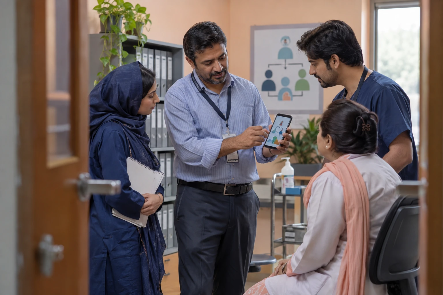 Illustrative scene for: Healthcare HR