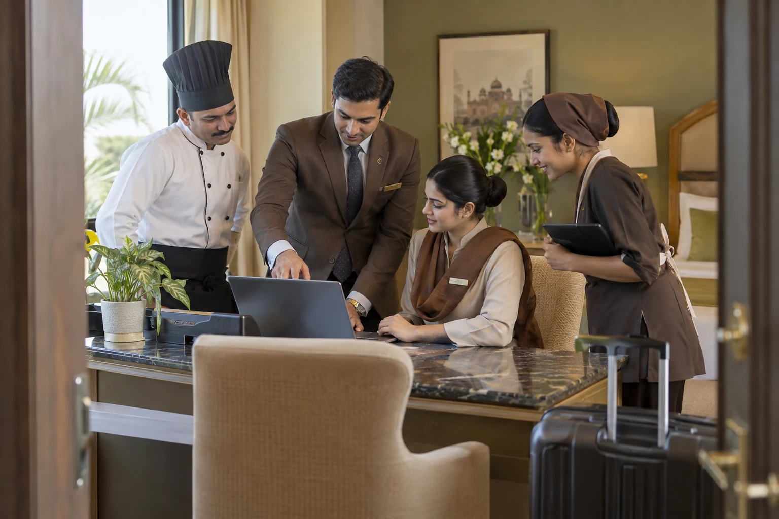 Illustrative scene for: Hospitality Career Map
