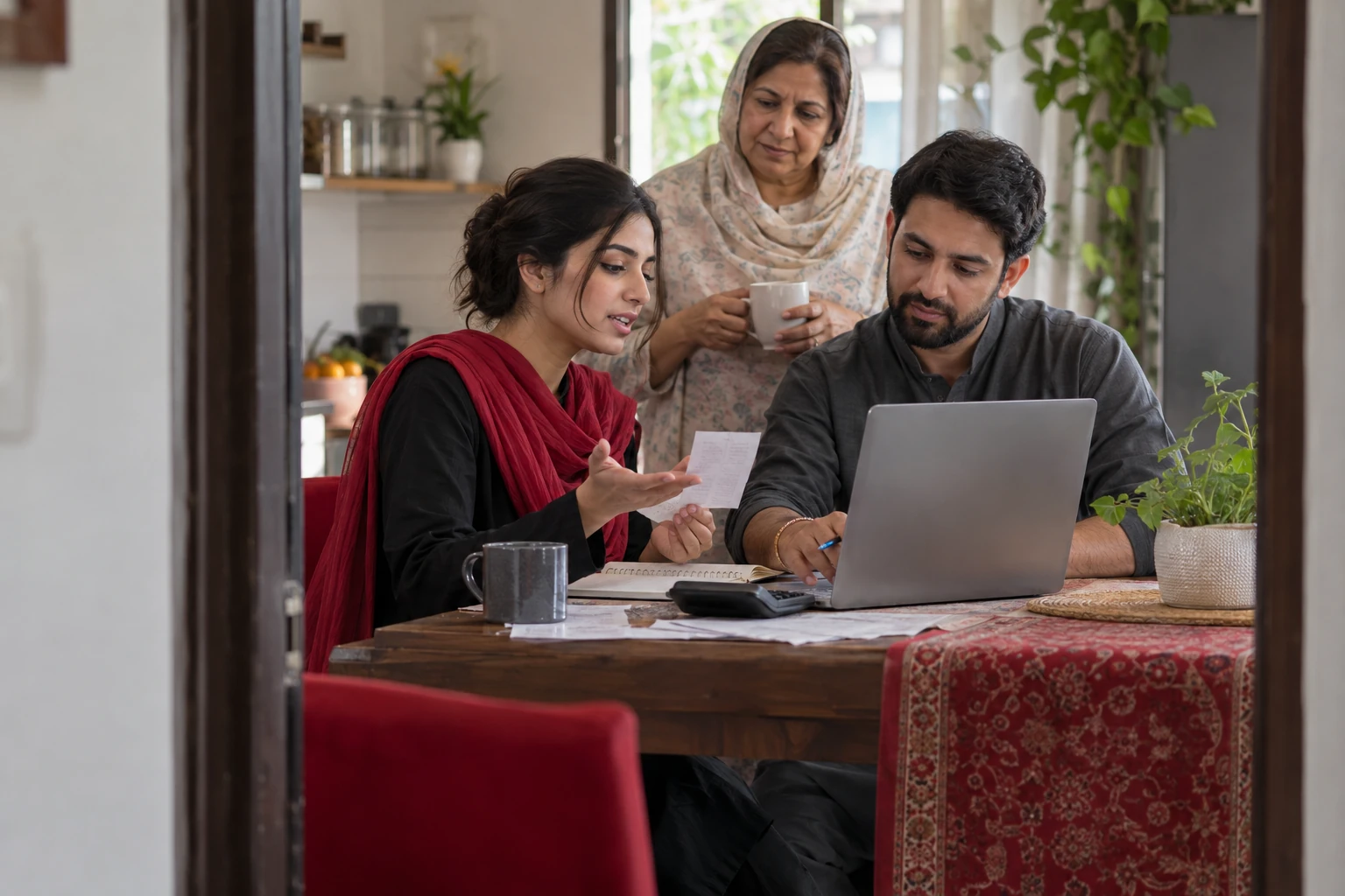 Illustrative scene for: Family Finance