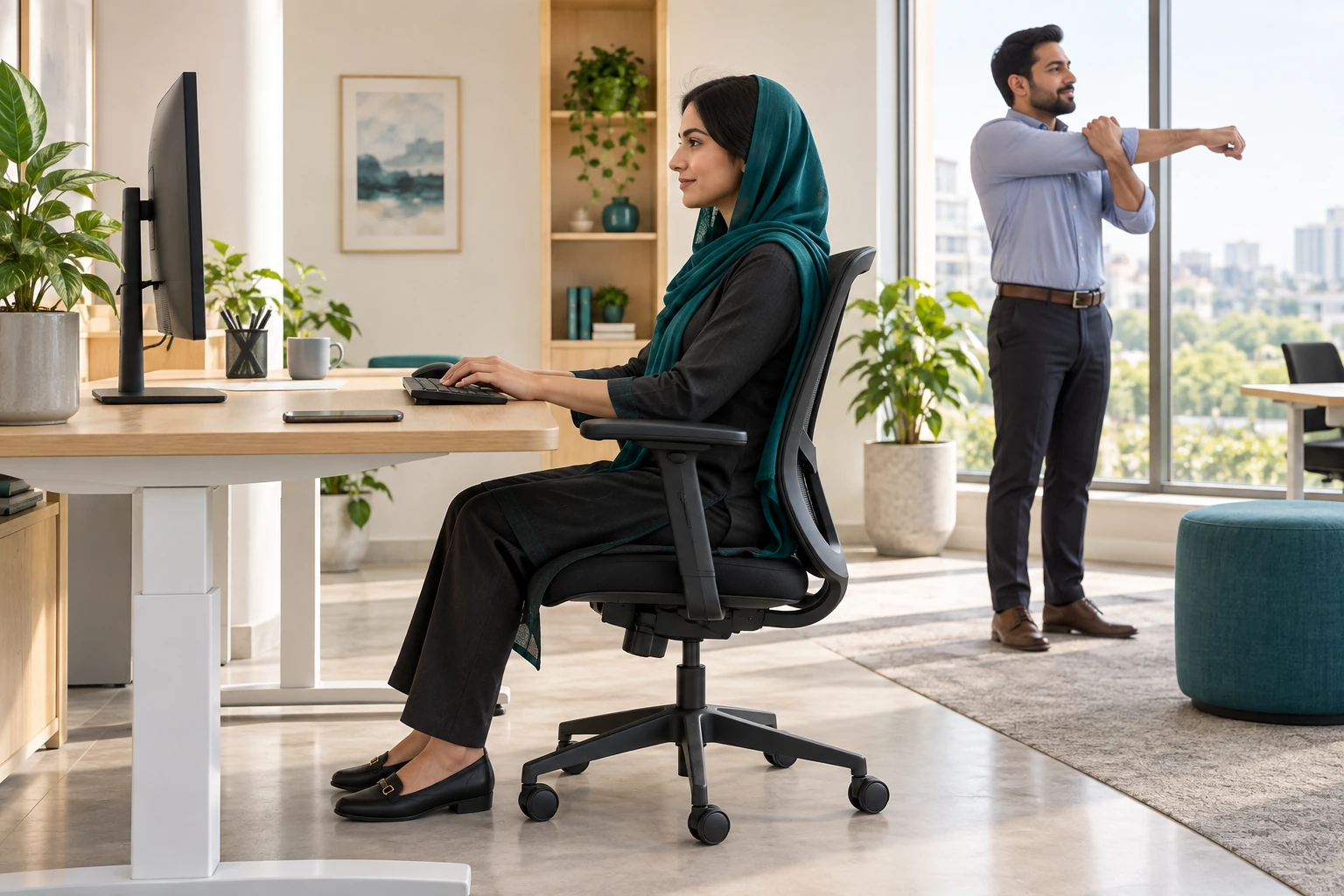 Illustrative scene for: Desk Health