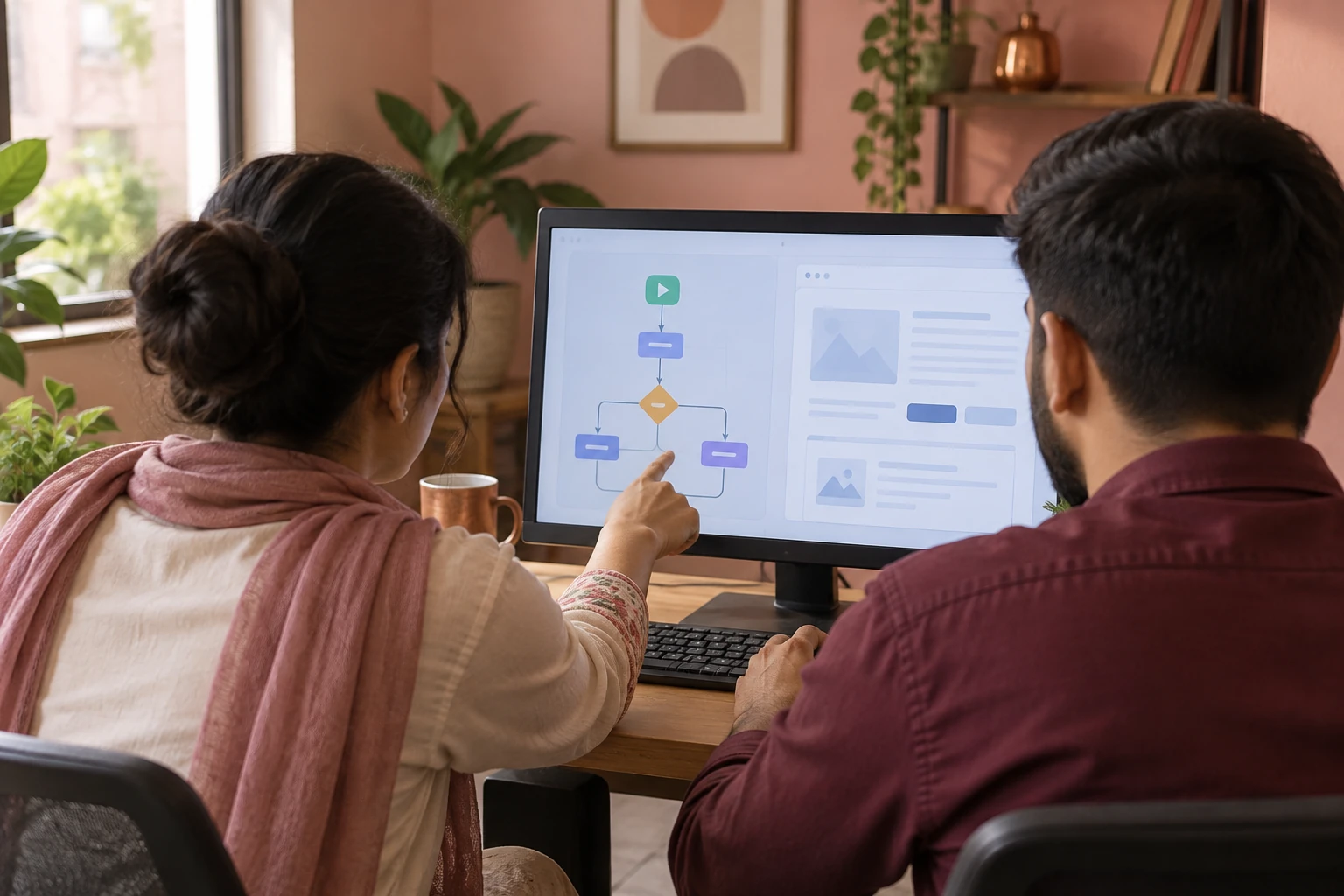 Illustrative scene for: Browser Automation & Visual QA