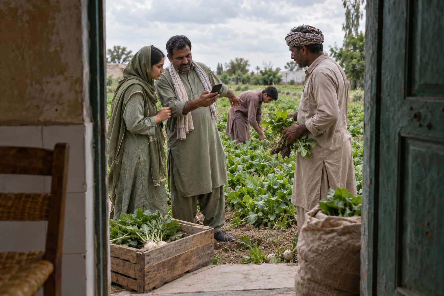 Illustrative scene for: Smart Farming Project