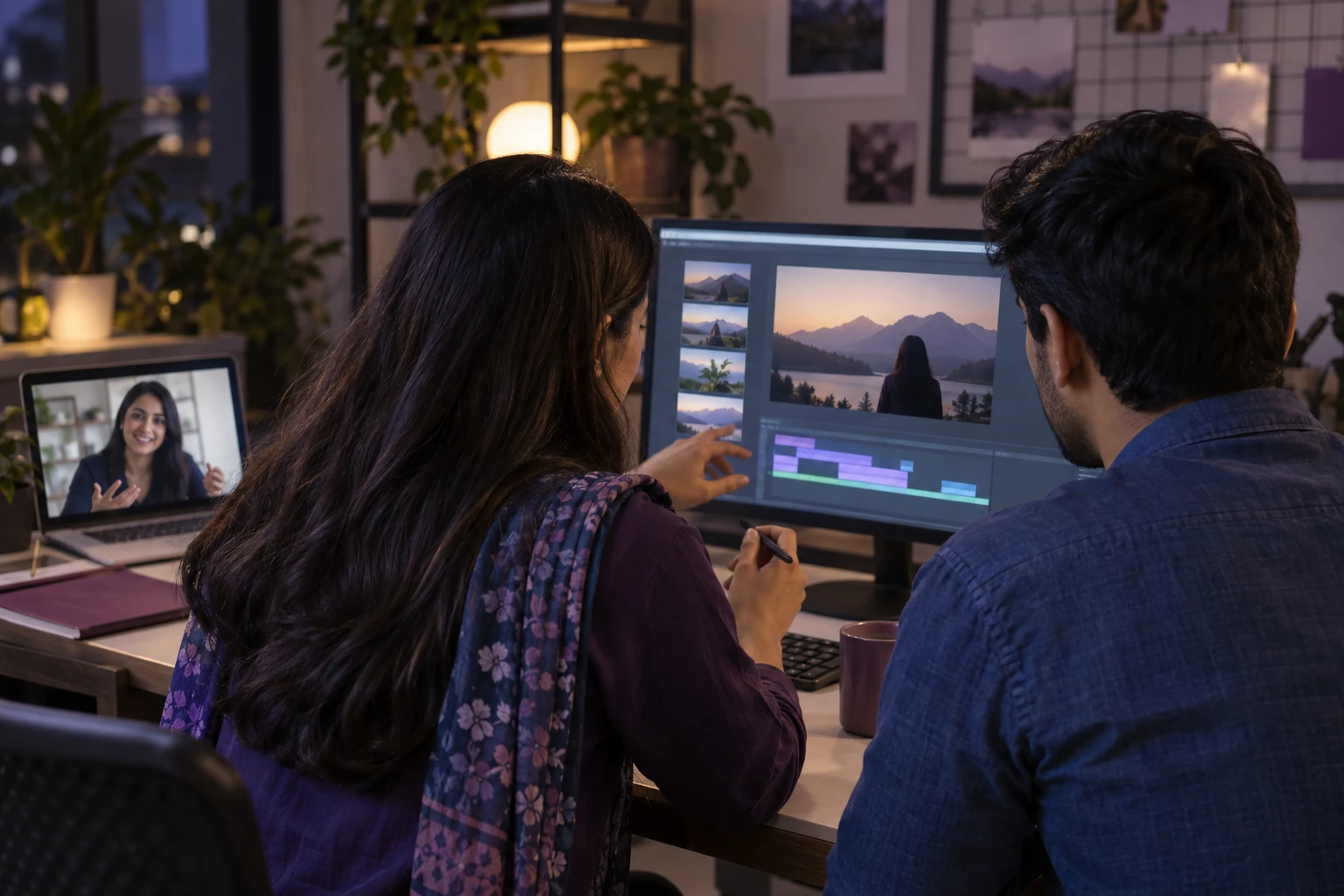 Illustrative scene for: AI Video Creation