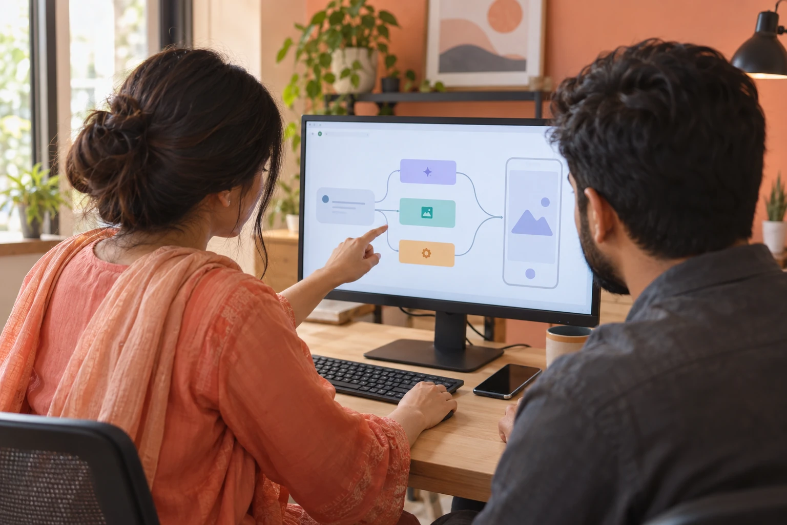Illustrative scene for: Building Applications with AI