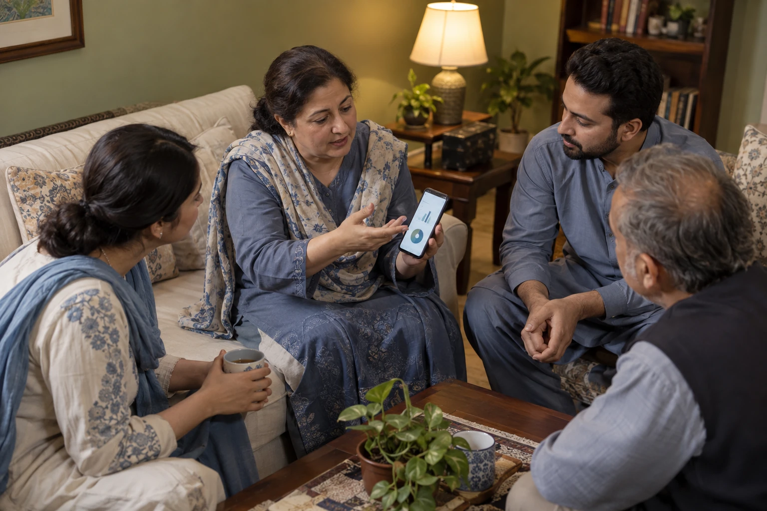 Illustrative scene for: Financial Modeling with AI