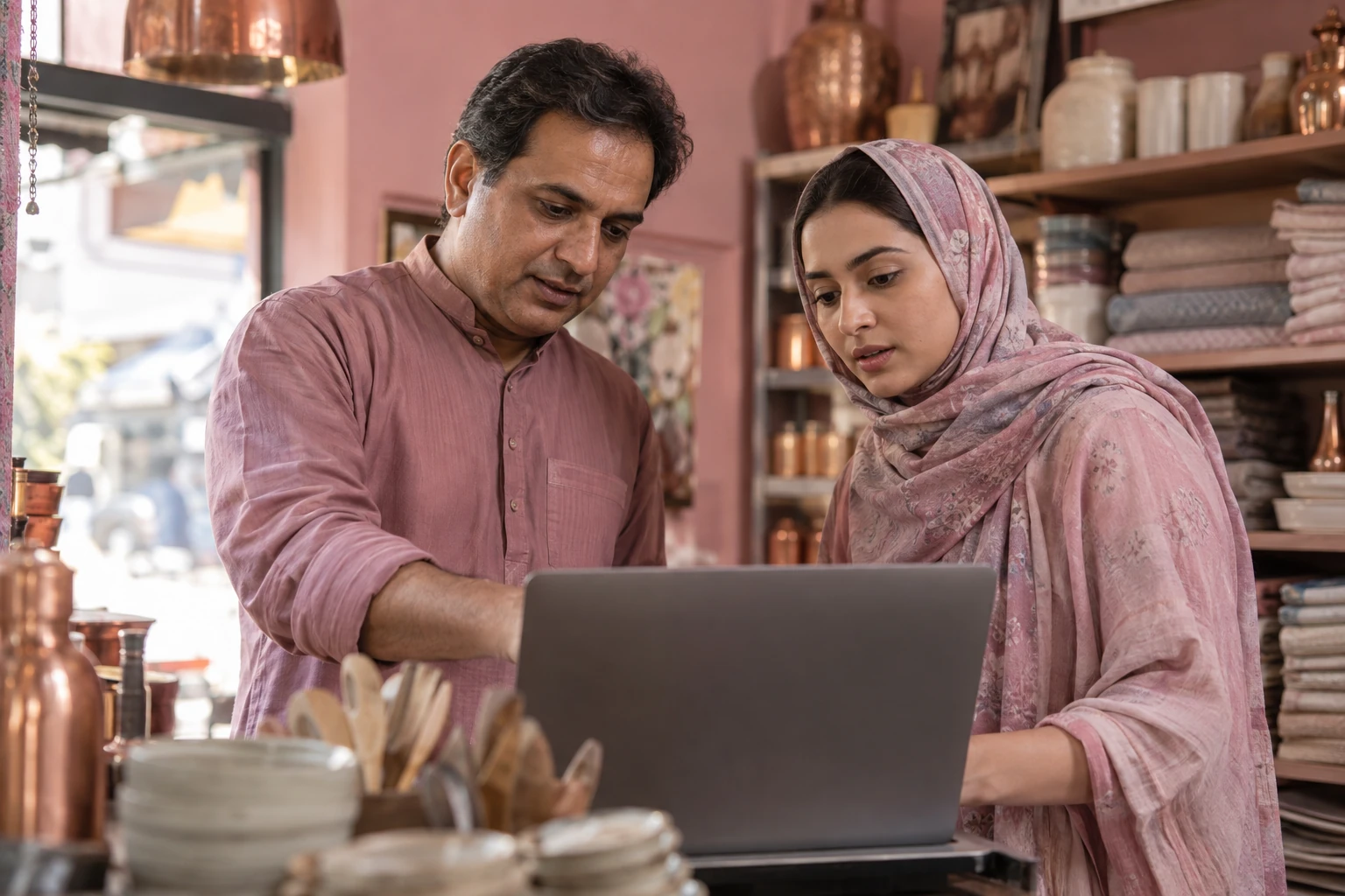 Illustrative scene for: Business owners & traders