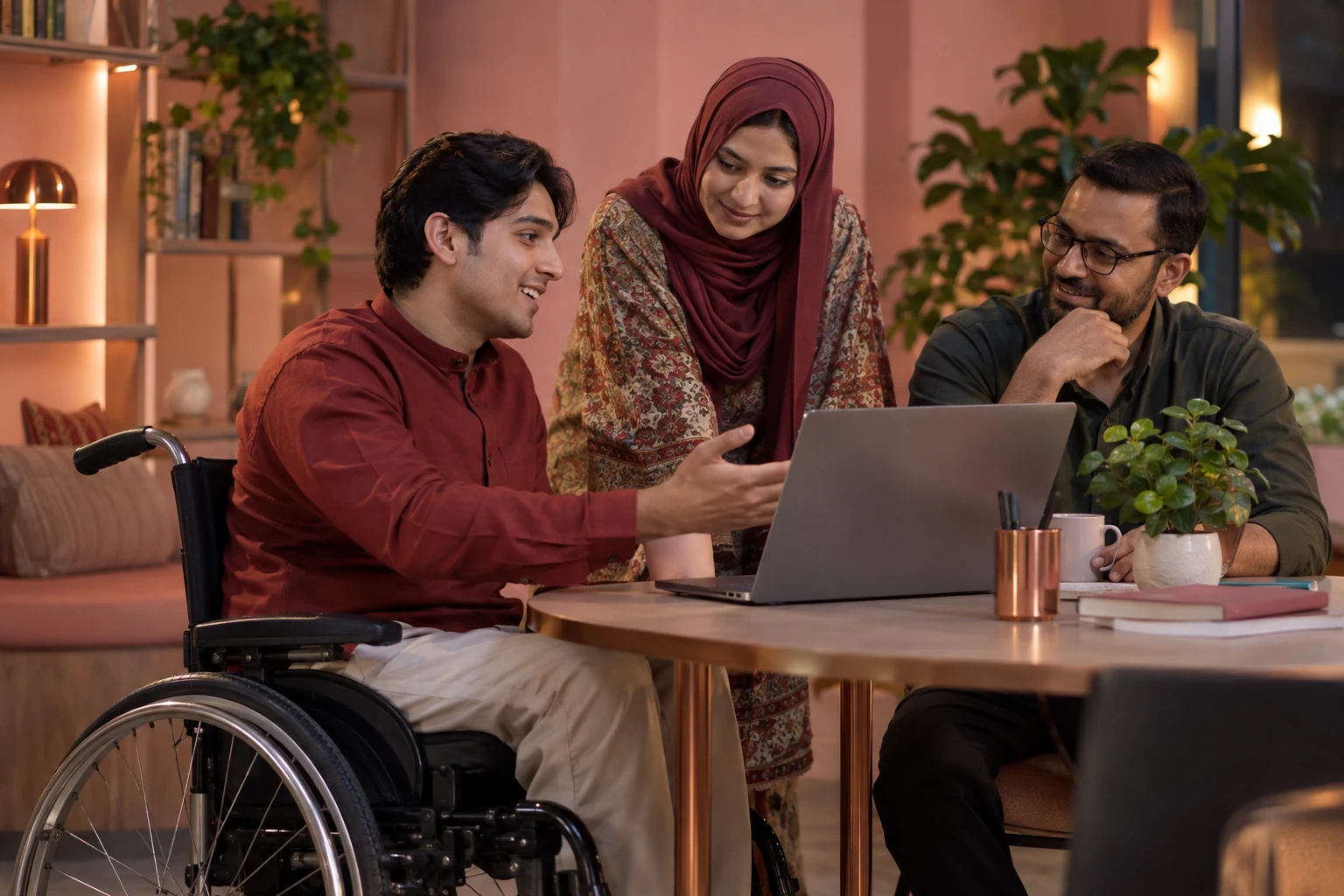 Illustrative scene for: Mobility-related access needs