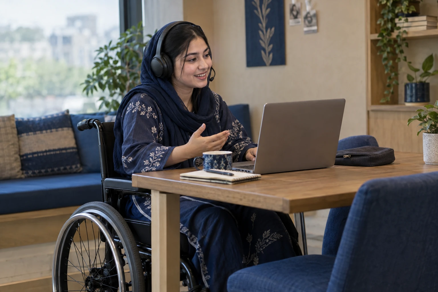 Illustrative scene for: Disability inclusion & remote access